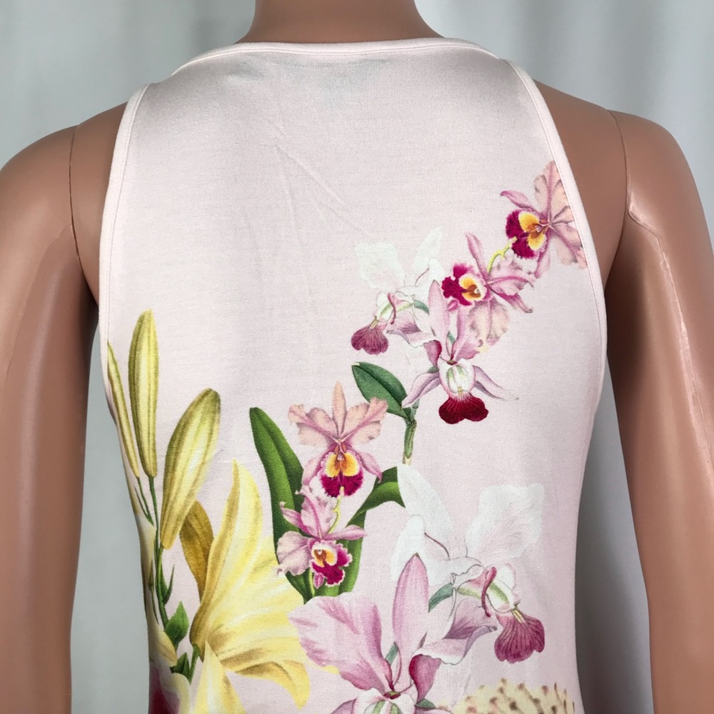 SOLD! Ted Baker London Floral Midi Dress Size 2 - Picture 6 of 7